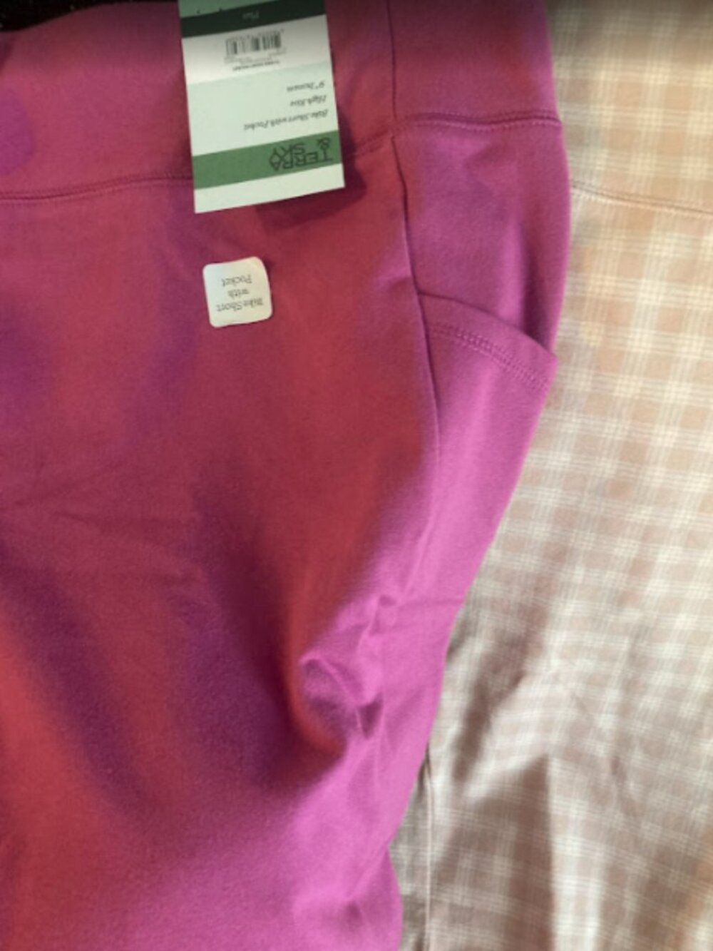 Terra & Sky High Rise 9" Bike Shorts with Pockets 1X - Picture 6 of 10